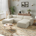 Novilla 109" Modular Sectional Sofa, No Assembly Cloud Sectional Couch by Novilla