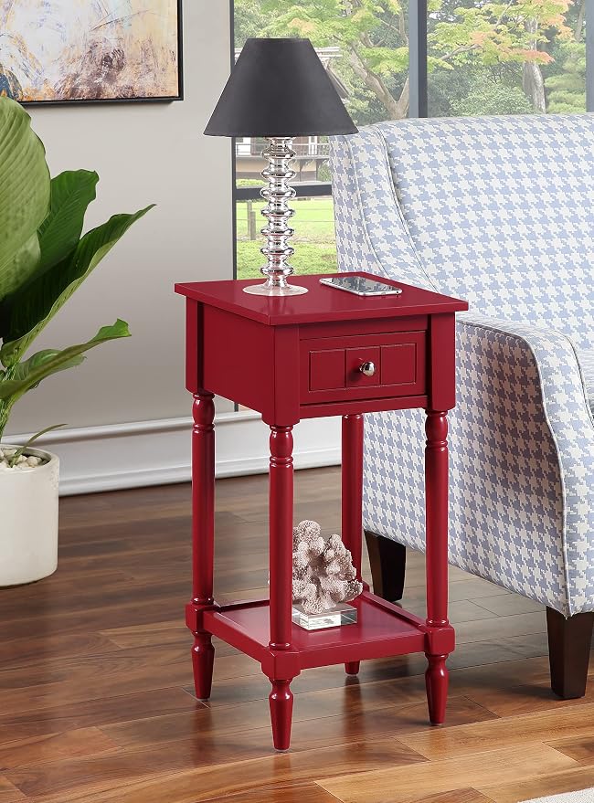 Convenience Concepts French Country Khloe 1 Drawer Accent End Table 14" - Image 2