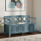 SIMPLIHOME Amherst Entryway Storage Bench - Image 2