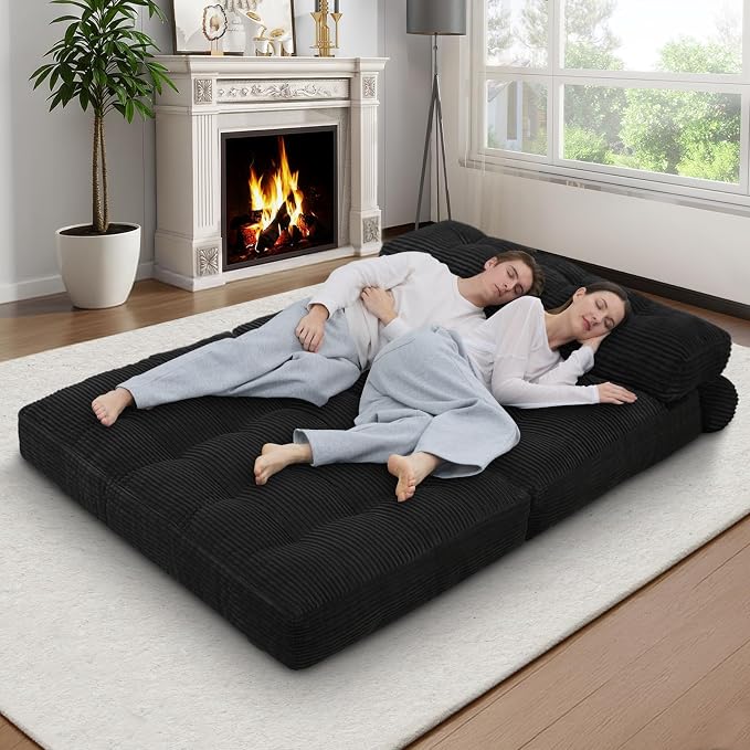 Folding Sofa Bed, Convertible Sleeper Chair - Image 4