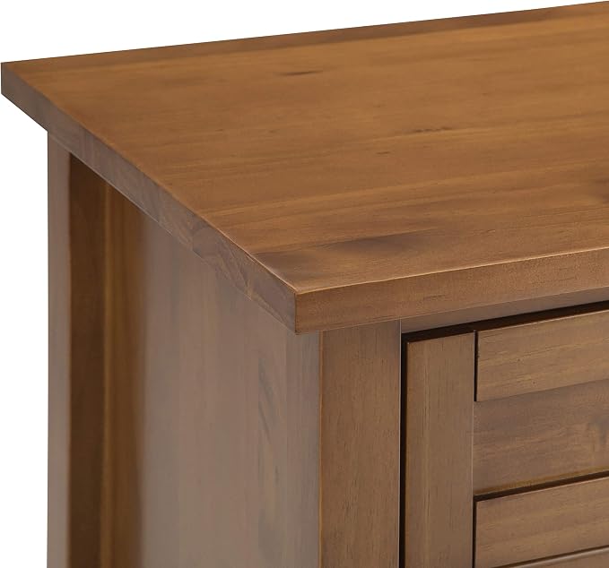 SIMPLIHOME Warm Shaker Solid Wood 24 inch Wide Transitional-Style Bedside - Image 5