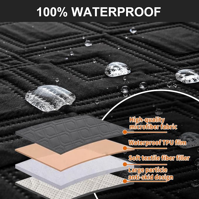 Genina Waterproof Couch Cover for Reclining Sofa - Image 6