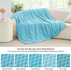 BEDELITE Light Blue Twin Blanket - Image 7