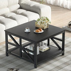 GreenForest Modern Living Room Coffee Table by GreenForest