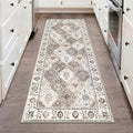 HEBE Hallway Runner Rug 2'x5', Washable Non Slip Kitchen Rug Runner | Soft Boho by HEBE
