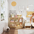 HOOBRO Kids Bookshelf, Bookcase Footboard, Toy Storage Cubby, Children's Toy - Image 8