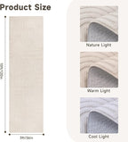 Pauwer 3x10 Area Rugs for Living Room, Modern Non Slip Washable Rug, Soft Fluffy - Image 2