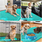 OLANLY Dog Door Mat for Muddy Paws 59x32, Super Absorbent Chenille Mud Mat | - Image 7
