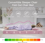 Folding Sofa Bed, 4 in 1 Convertible Sleeper Chair - Image 3