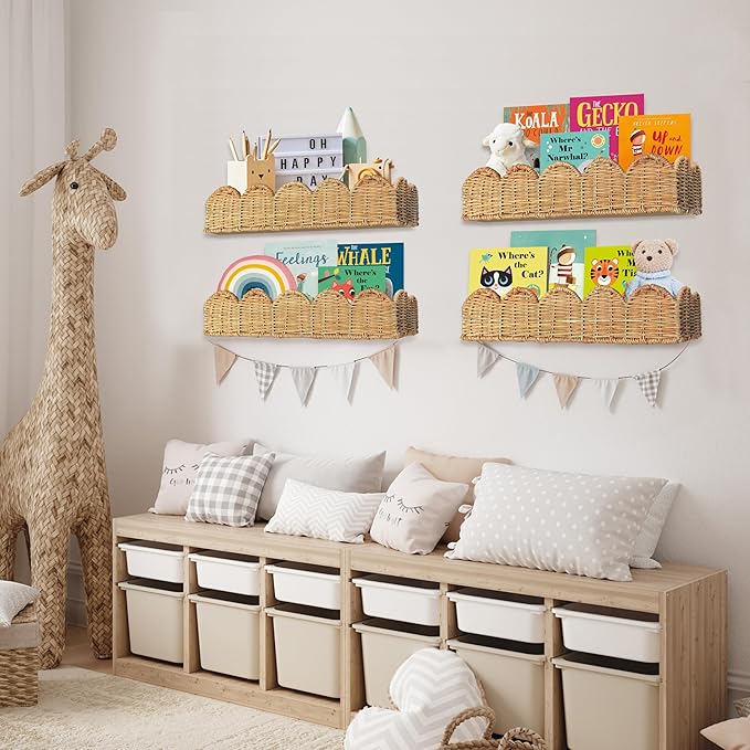 Nursery Book Shelves Set of 2 - Image 4