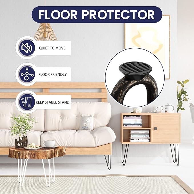 SMARTSTANDARD 16 Inch Heavy Duty Hairpin Furniture Legs, Metal Home DIY Projects - Image 5