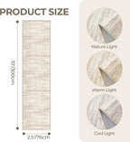2'6 x 10' Runner Rug Non Slip, Washable Kitchen Rugs, Living Room, Long Rug - Image 2