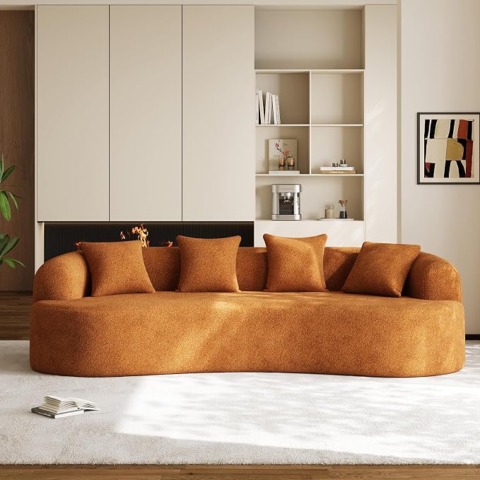 Oversized Sectional Sofa for Living Room, Modern Luxury Plush Chenille 4-Seater - Image 3