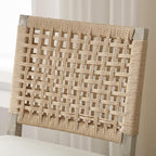 LZAREAL Farmhouse Dining Chairs Set of 2 Linen Fabric Upholstered Accent Side - Image 6