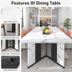Hlivelood 94Inch Large Dining Table - Image 5