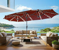 SUPERJARE 13ft Outdoor Patio Umbrella by SUPERJARE