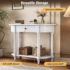 Retro Curved Console Table - Image 6