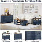 Joaxswe Farmhouse 54" 7 Drawers Dresser - Image 3