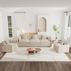 mikibama Luxury 3 Piece Sofa Set, 2 Pieces of Single Sofa and 1 Piece of 3 - Image 6