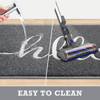 Grey Door Mat Welcome Mats Outdoor Indoor Doormat - Image 6