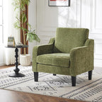 VINGLI Accent Chair for Living Room Chairs Olive Green Reading Chair for - Image 2