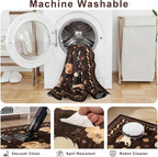DUKINO 2x3 Bathroom Rugs, Washable Dog Kitchen Rug Non Slip, Stain Resistant - Image 8