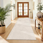 Pauwer 3x6 Area Rugs for Living Room, Modern Non Slip Washable Rug, Soft Fluffy by Pauwer
