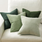 MIULEE Spring Green Decorative Throw Pillow Covers 16x16 Inch Set of 4 Boho - Image 3