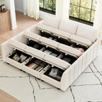 Belffin Large Modular Sectional Sofa Sleeper Couch - Image 3