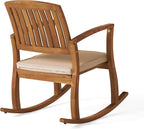 Christopher Knight Home Selma Acacia Rocking Chair - Image 7