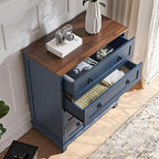 Joaxswe Farmhouse 4 Drawer Dresser - Image 5