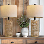 OYEARS 22.5" Boho Table Lamps Set of 2 - Image 5