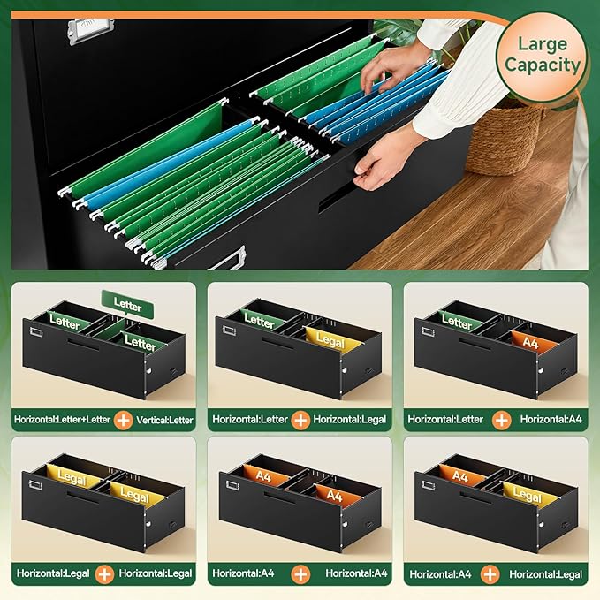 Letaya 5 Drawer File Cabinet - Image 6