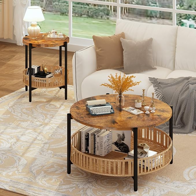 Lamerge 3 Pieces Coffee Table Set - Image 4