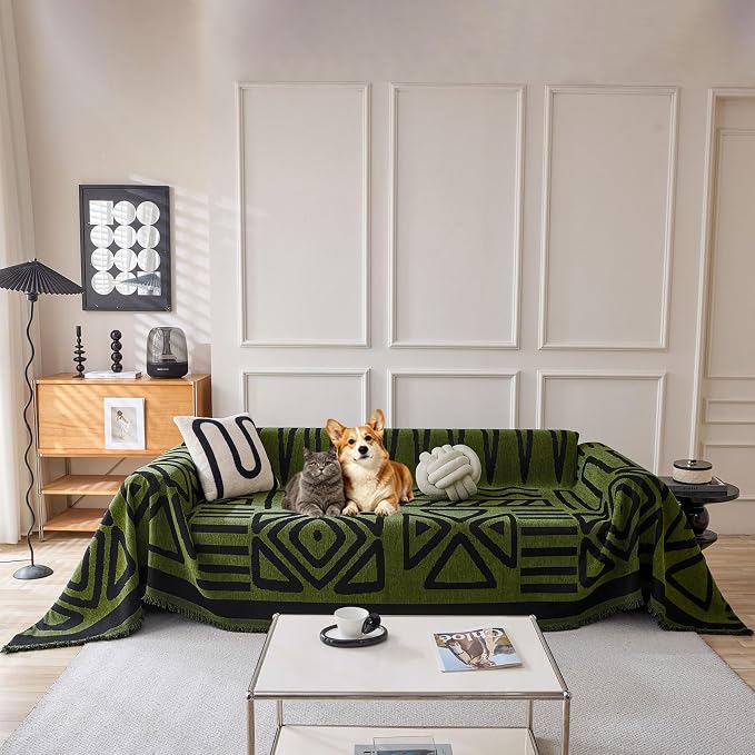VClife Bohemian Couch Covers, Washable Sofa Covers by VCLIFE