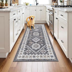 HEBE Boho Kitchen Mats for Floor 24''x60'', Non Slip Washable Runner Rug | by HEBE