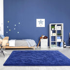 Noahas 5x7 Royal Blue Fluffy Soft Area Rug Non-Slip - Image 3
