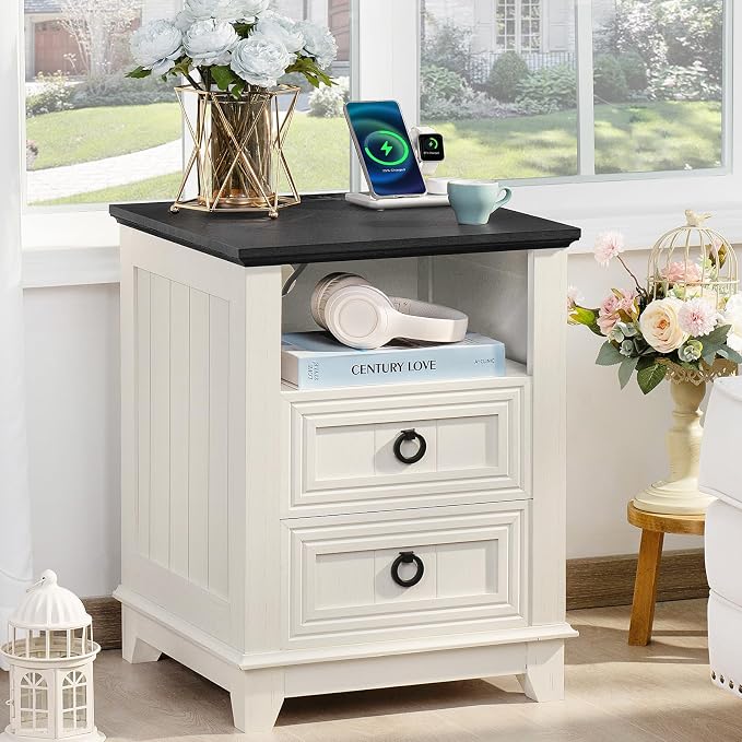 Joaxswe 18" Farmhouse Night Stand by Joaxswe