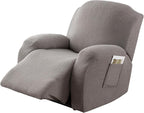 Genina Recliner Chair Covers, Stretch Reclining Chair Cover, Recliner Sofa - Image 8
