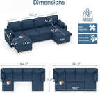 DURASPACE Sofa Bed Pull Out Couch Sleeper - Image 2