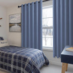 Grommet Blackout Curtains for Bedroom, 70 x 63 Inches, Window Drapes, Living - Image 6