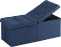 35-INCH Storage Ottoman Bench, Footrest by Unknown