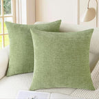 CaliTime Decorative Couch Throw Pillow Covers 16 X 16 Inches Sage Green | Pack by CaliTime