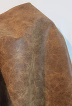 NAT Leathers™ | Acorn Brown Crazy Horse Soft Faux Leather Sheet PU | by The - Image 2