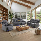 Matte Leather Power Recliner Sofa Set by PonlivingFurniture