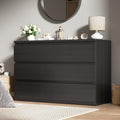 Jocoevol Modern Black 7 Drawer Dresser by JOCOEVOL
