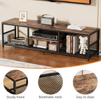 VECELO TV Stand with Power Outlets - Image 6