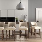 VKNOW Bar Stools Set of 4, Modern Counter Stools by VKNOW