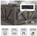 jimeimen Farmhouse Lift Top Coffee Table - Image 4
