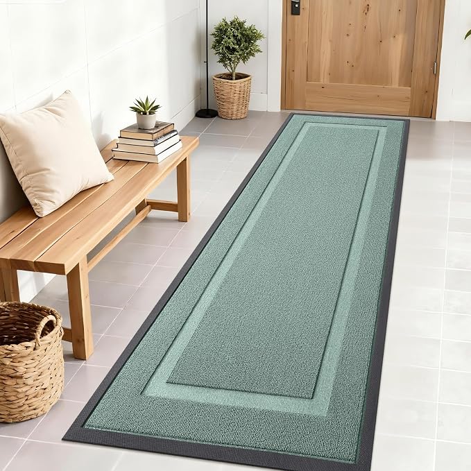 OLANLY Front Door Mat Outside 71x23, All-Season Heavy-Duty Rubber Doormat | by OLANLY